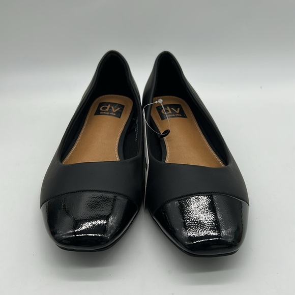 DV by Dolce Vita Classic Black Cap-Toe Ballet Flats | Size 8 New With Box - Picture 5 of 11